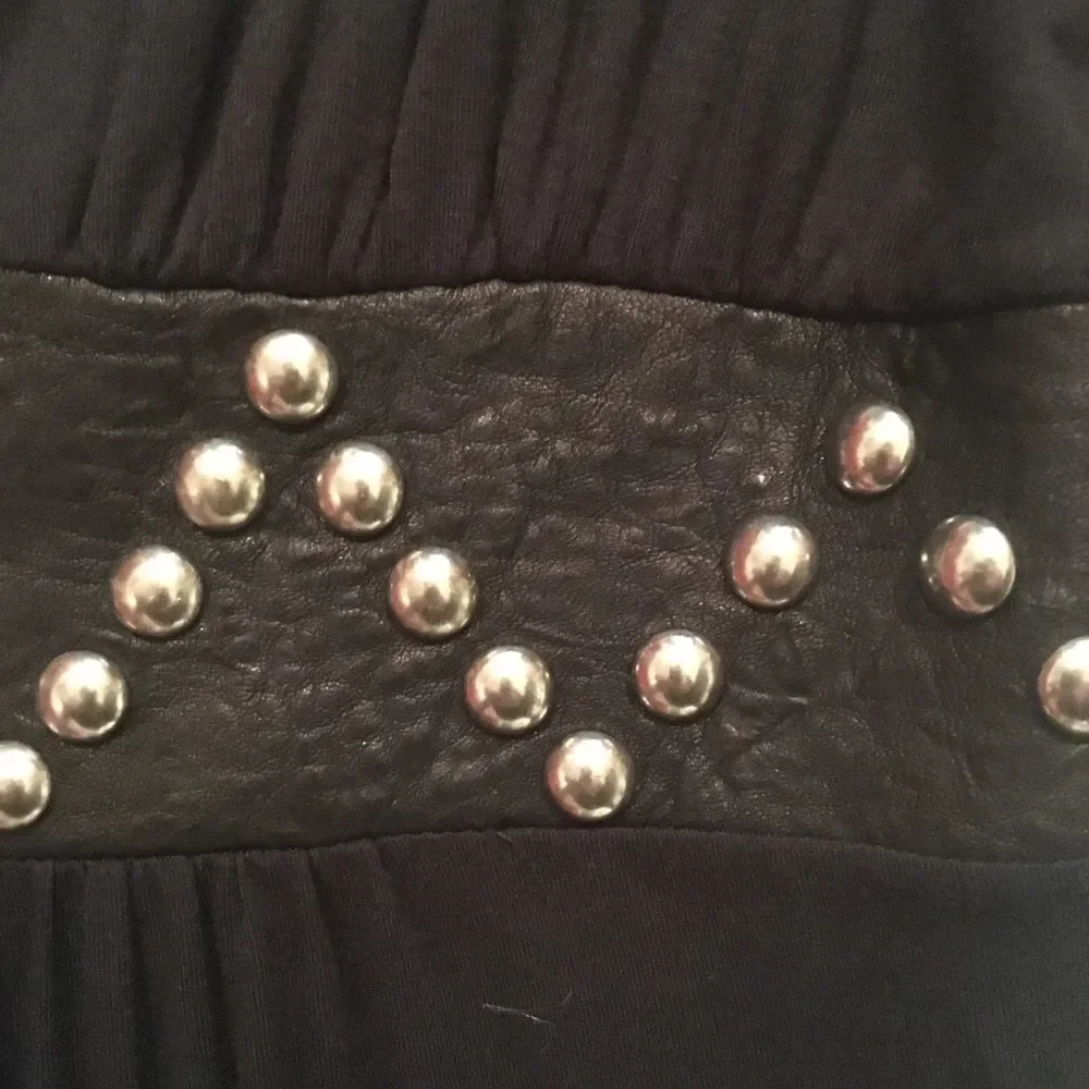 Yoga Army Minidress with Leather & Silver -Small - Picture 4 of 4